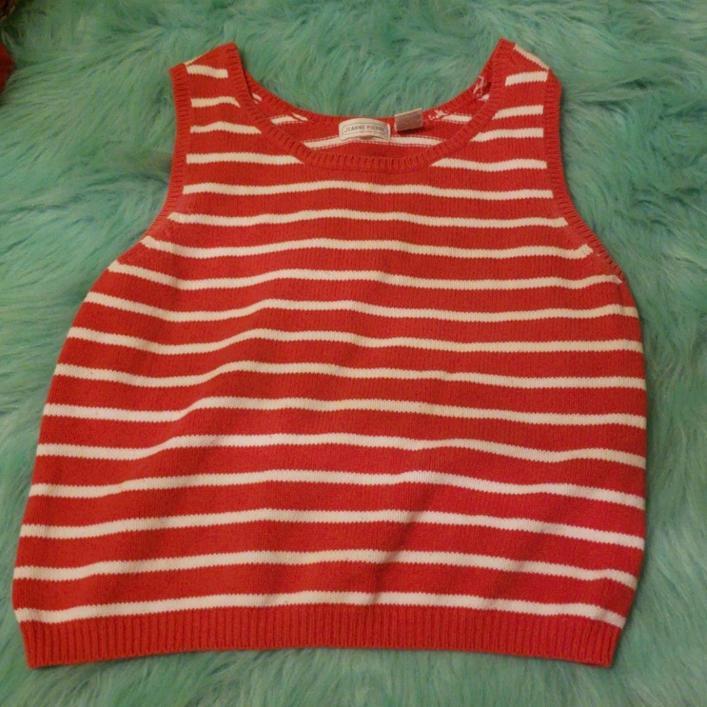 Sweater tank top